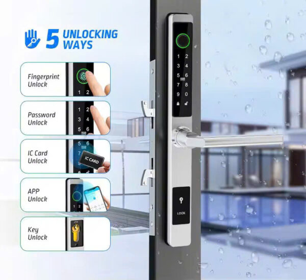 Khóa cửa nhôm BK Lock K07